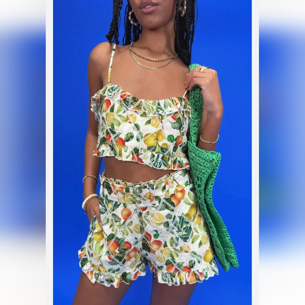 Show Me Your MuMu Colorful Fruit Print TOP X REVOLE